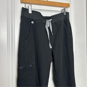 Figs small black scuba pants